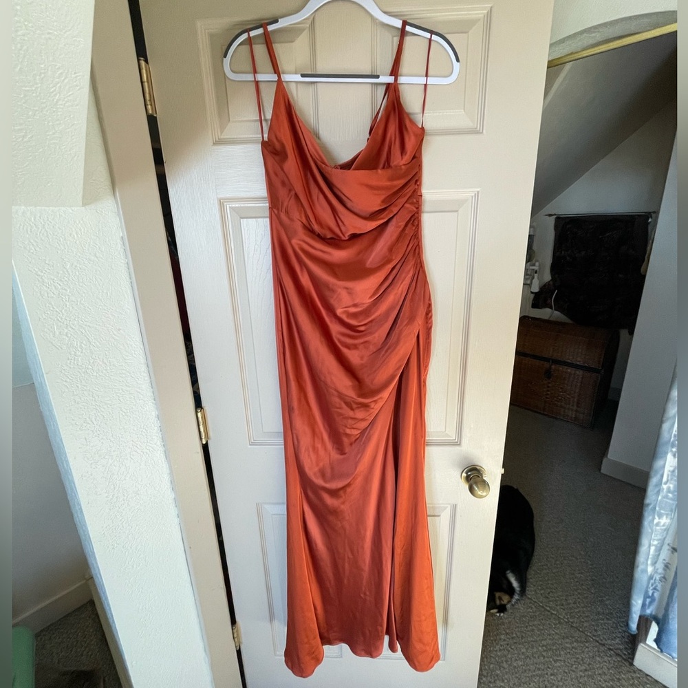 Baltic Born Monet Satin Gown - Picture 6 of 9